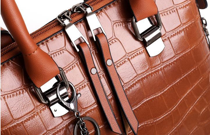 Evelyn | Conjunto de 4 bolsos de cuero Elegancia cotidiana