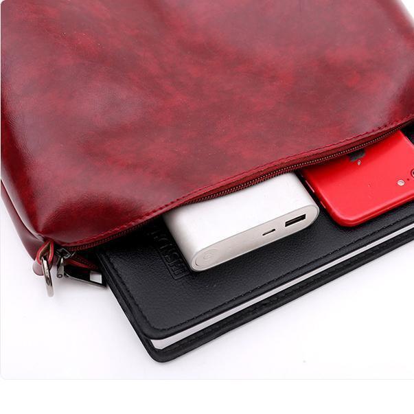 Riley | Conjunto de 4 bolsos vintage de cuero suave