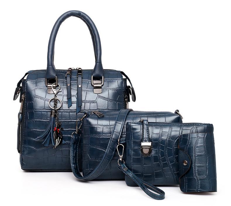 Evelyn | Conjunto de 4 bolsos de cuero Elegancia cotidiana