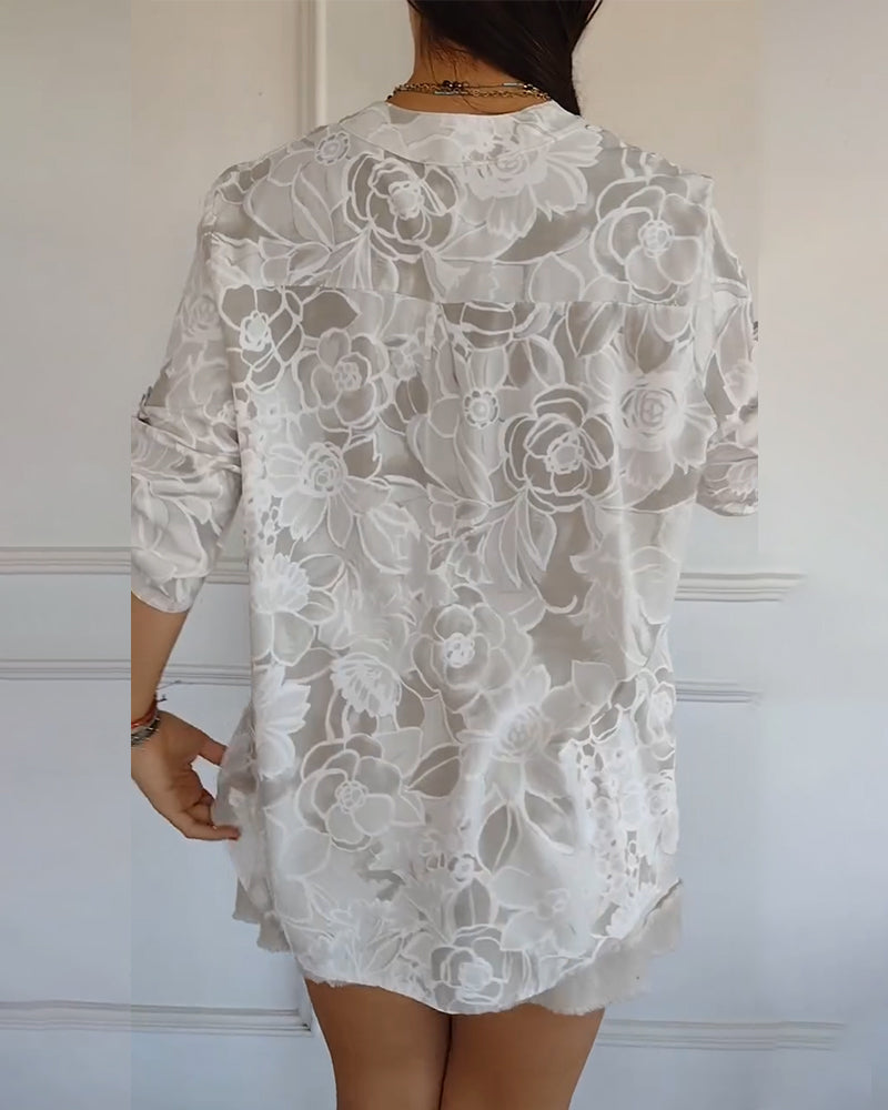 Cassie | Blusa con estampado floral