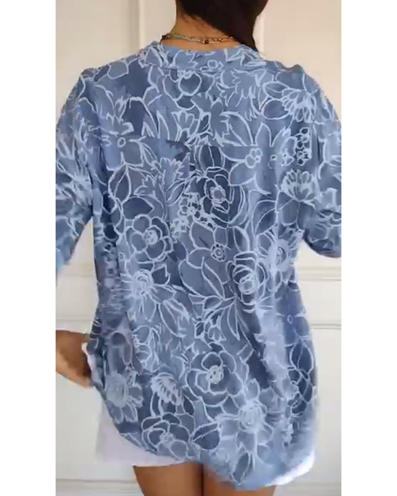 Cassie | Blusa con estampado floral