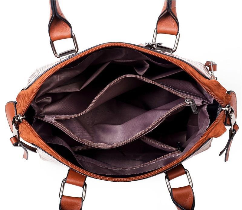 Evelyn | Conjunto de 4 bolsos de cuero Elegancia cotidiana