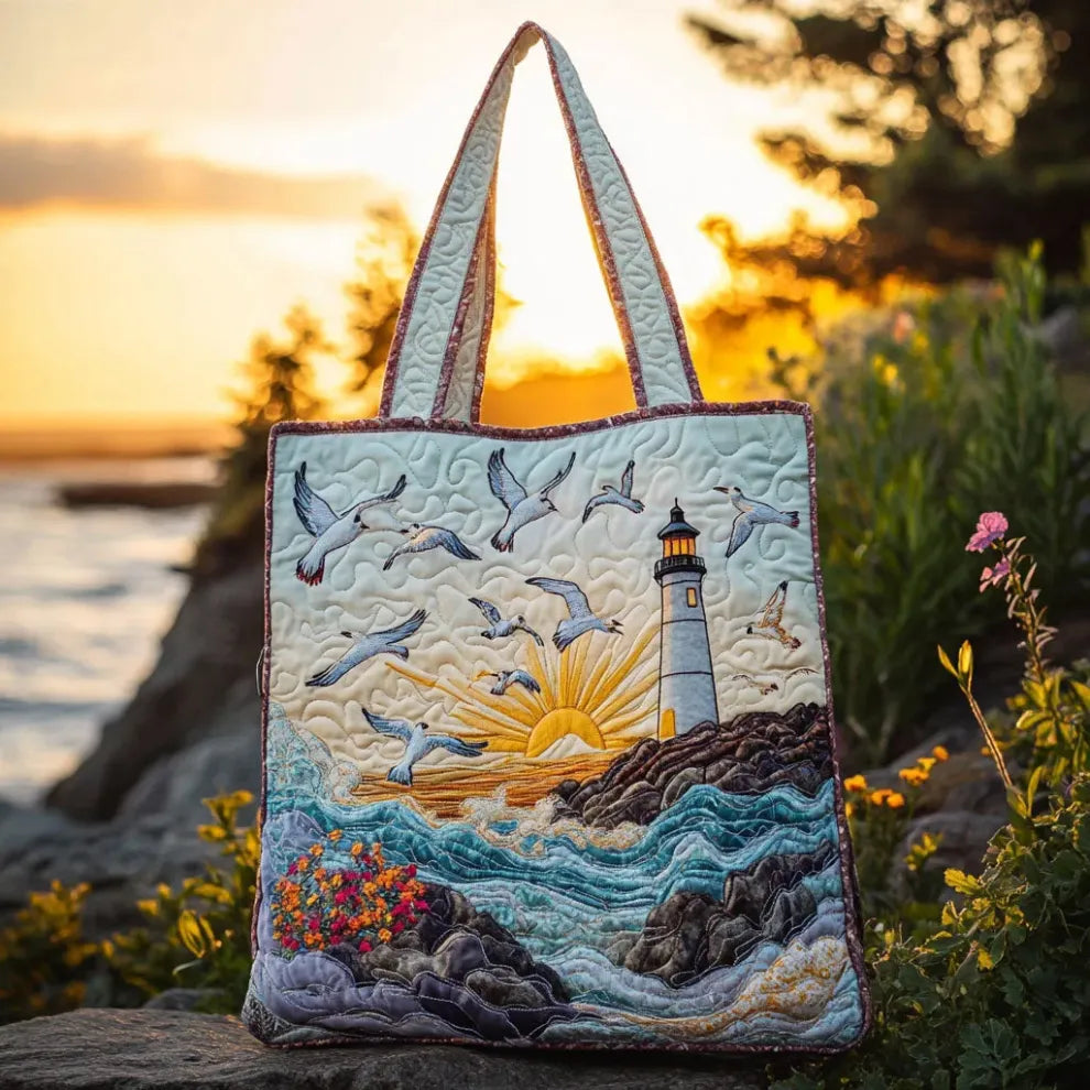 Seaside Light | Bolsa acolchada artesanal