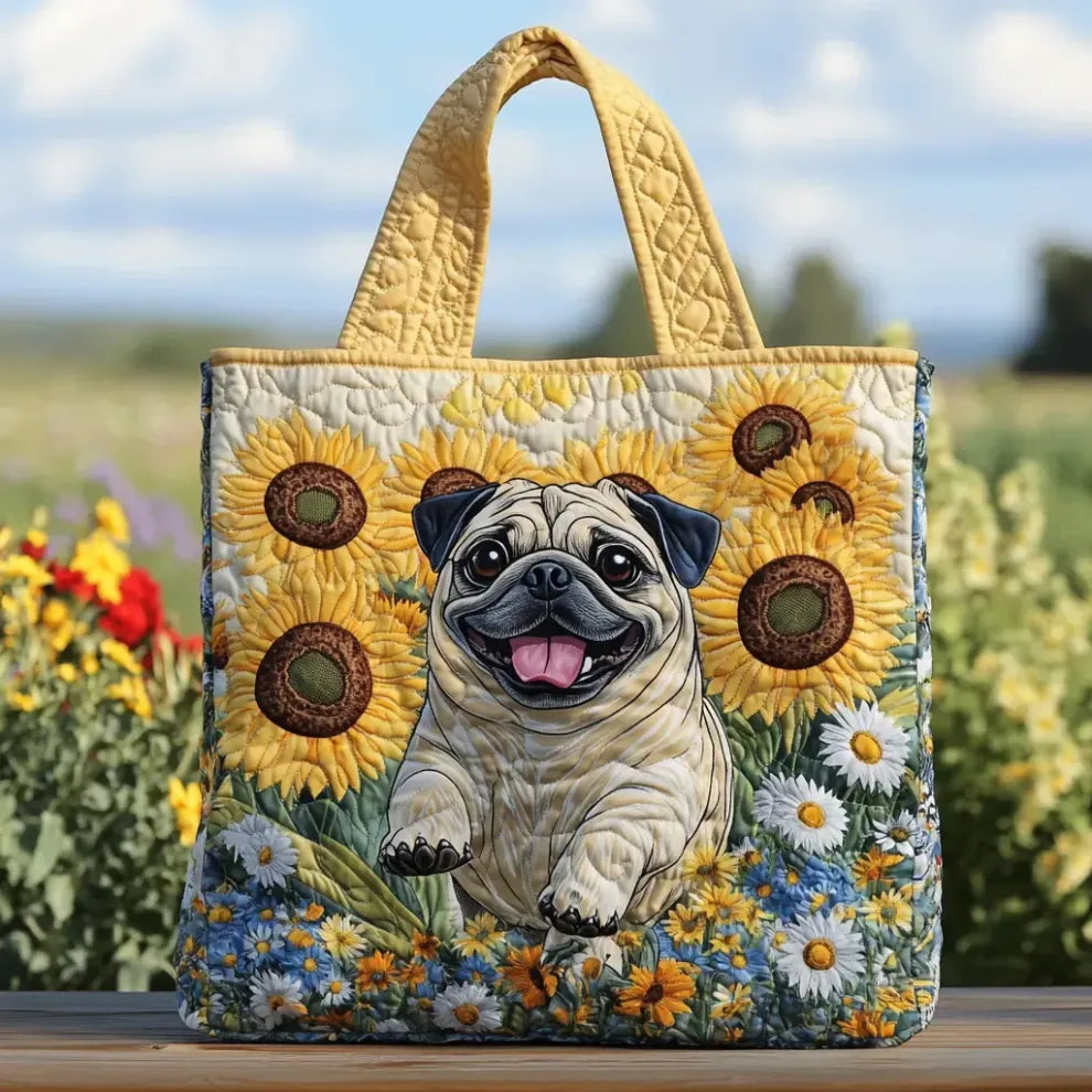 Patas Soleadas | Bolso tote acolchado hecho a mano