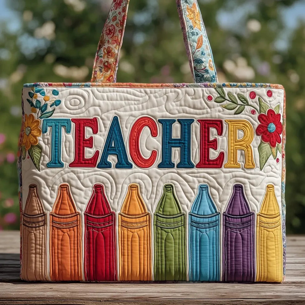 Alegría del Maestro | Bolsa acolchada artesanal