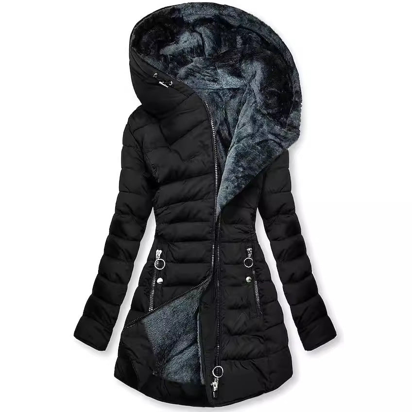 Julia | Chaqueta acolchada de invierno con capucha