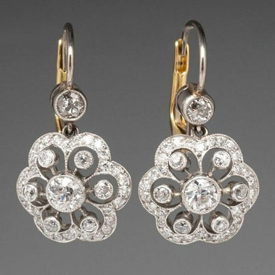 Pendientes | Mandala de cristal vintage