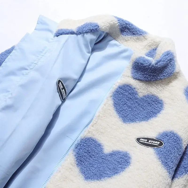 VogelMode | Chaqueta reversible con corazones