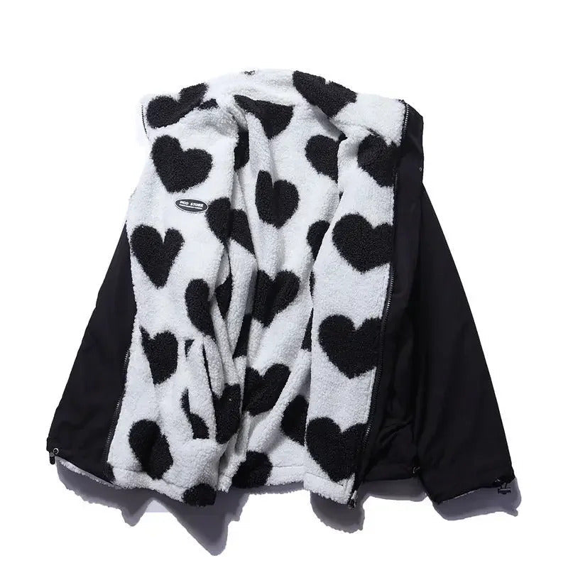 VogelMode | Chaqueta reversible con corazones