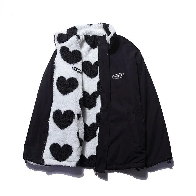 VogelMode | Chaqueta reversible con corazones