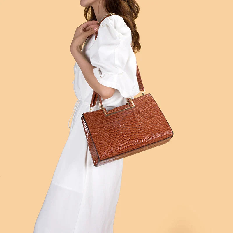 Conjunto | De bolso y cartera de piel