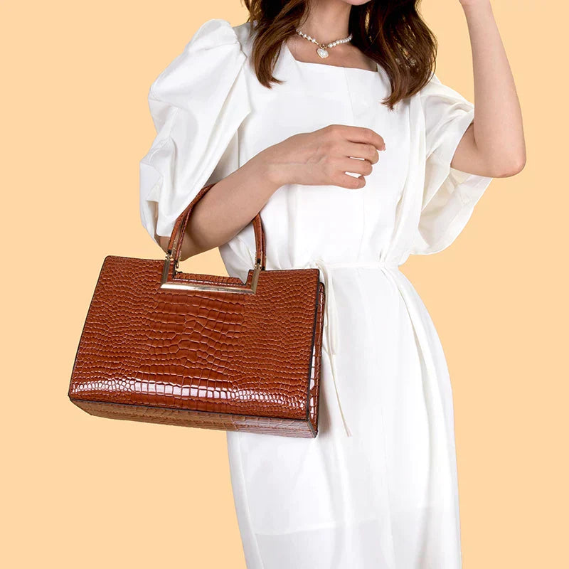 Conjunto | De bolso y cartera de piel