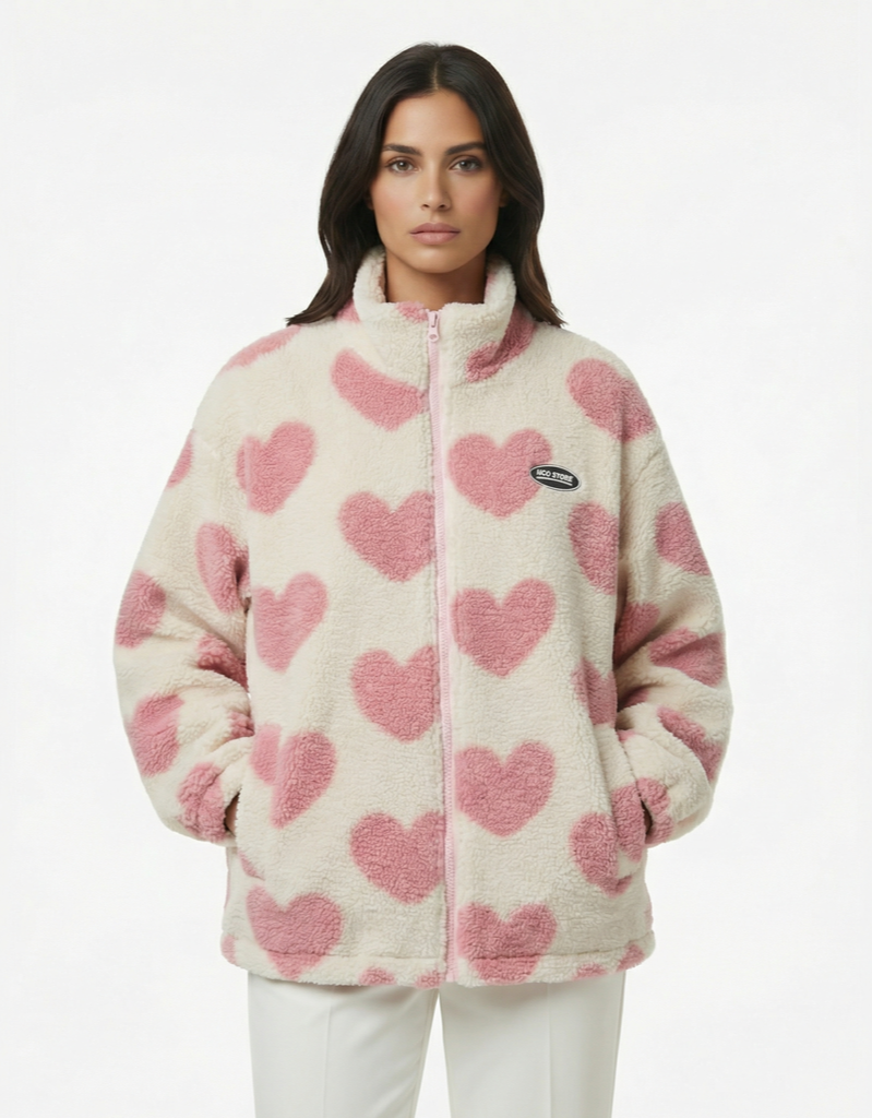 VogelMode | Chaqueta reversible con corazones