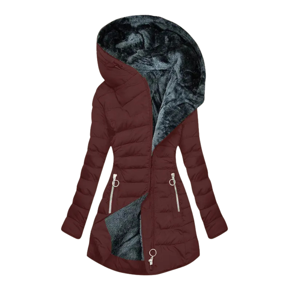 Julia | Chaqueta acolchada de invierno con capucha