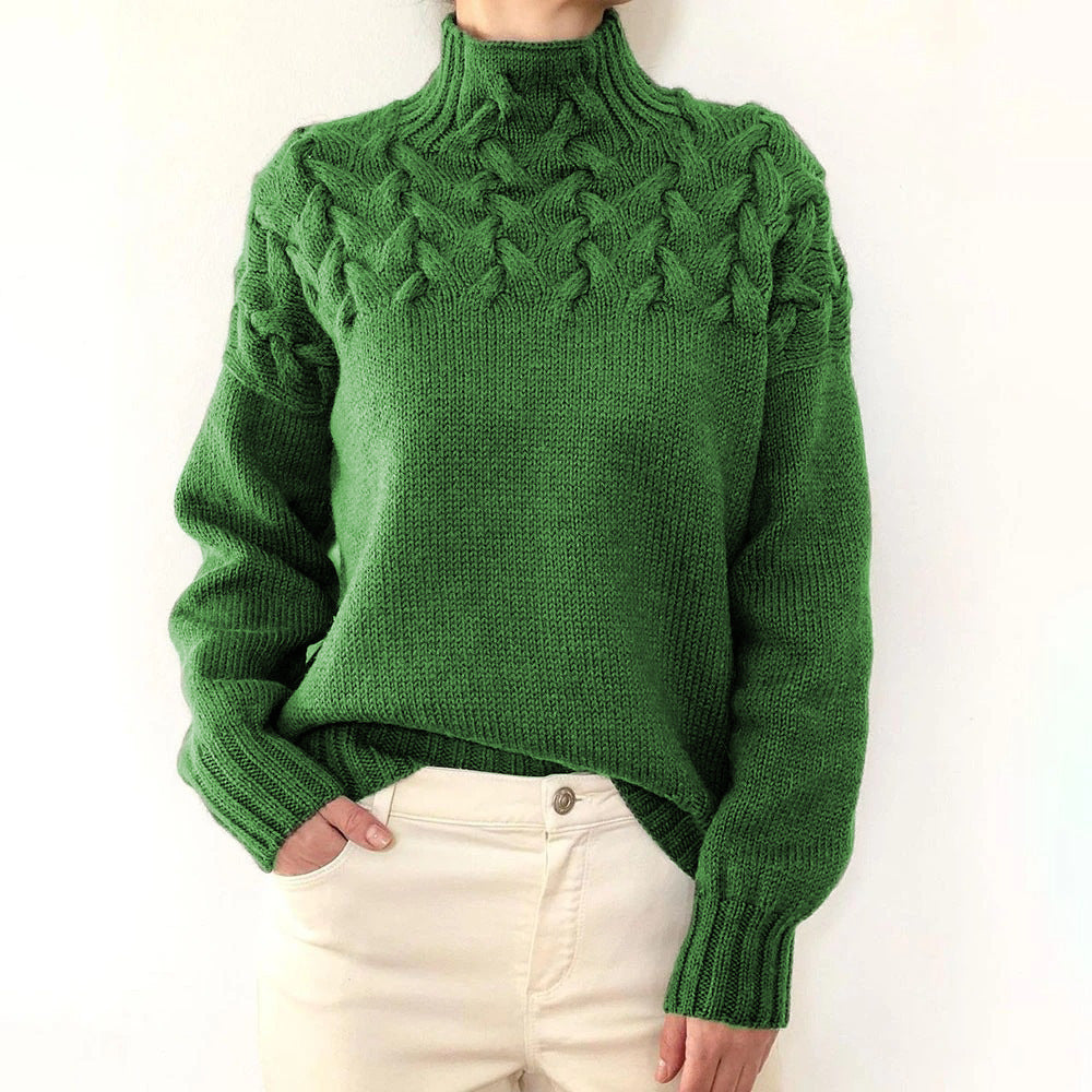 Elena | Suéter de Cuello Alto Cálido