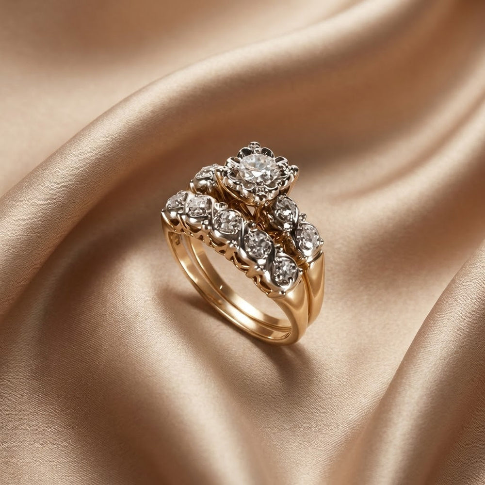 Anillo | Vintage de Oro Brillante